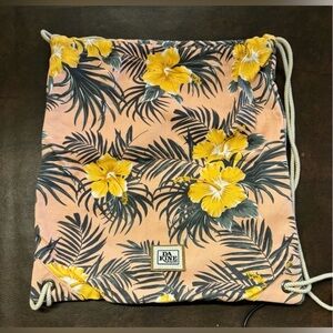 Dakine Tropical Floral Backpack - Yellow and Pink